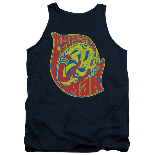 DC Comics How I Roll Mens Tank Top Shirt Navy Blue Officially Licensed