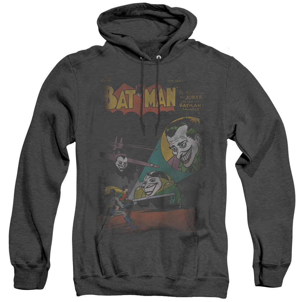 DC Comics Wrong Signal Heather Mens Hoodie Black Officially Licensed