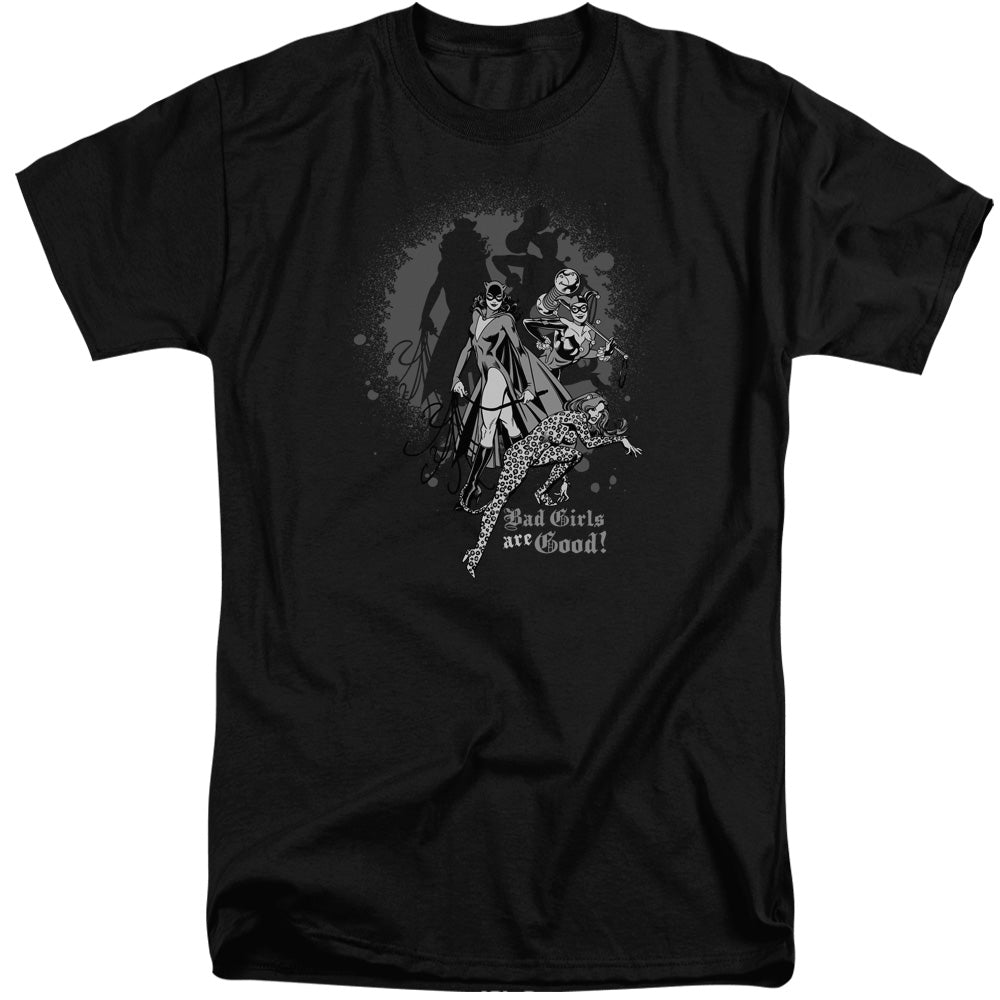 DC Comics Bad Girls Are Good Mens Tall T Shirt Adult Tall Black Officially Licensed
