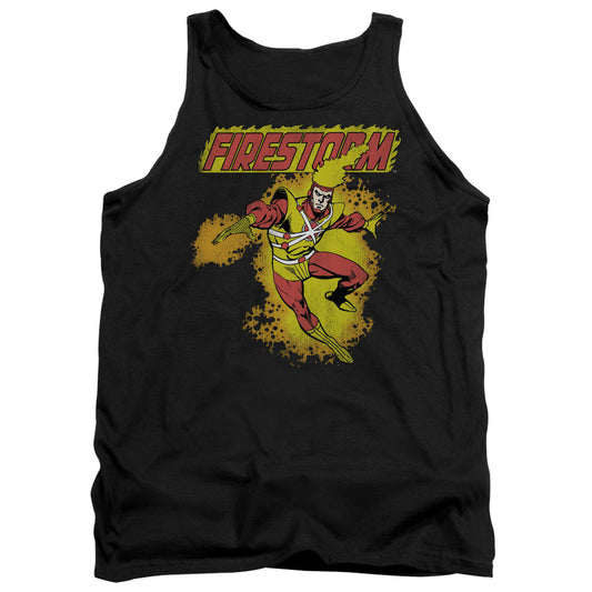 DC Comics Firestorm Mens Tank Top Shirt Black Officially Licensed