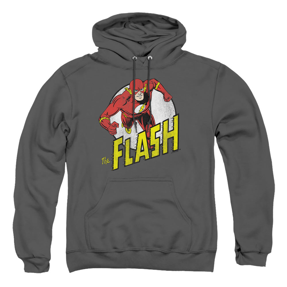 Dc Flash Run Flash Run Mens Hoodie Charcoal Officially Licensed