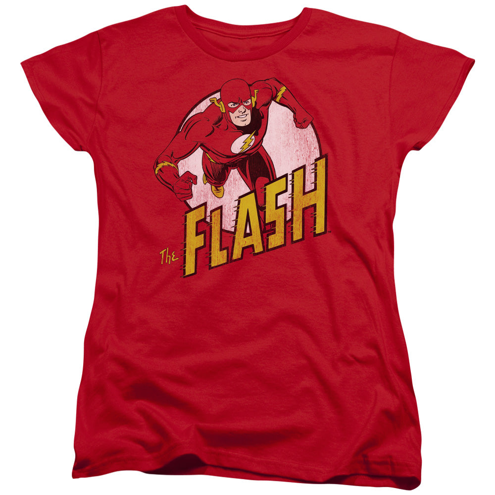 DC Comics Flash the Flash Womens T Shirt Red Officially Licensed