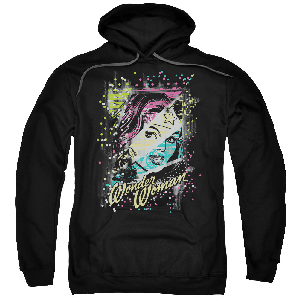 DC Comics Color Block Mens Hoodie Black Officially Licensed