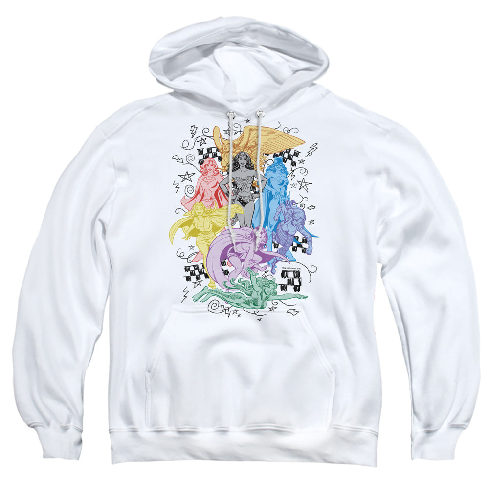 Dc Super Mens Hoodie White Officially Licensed