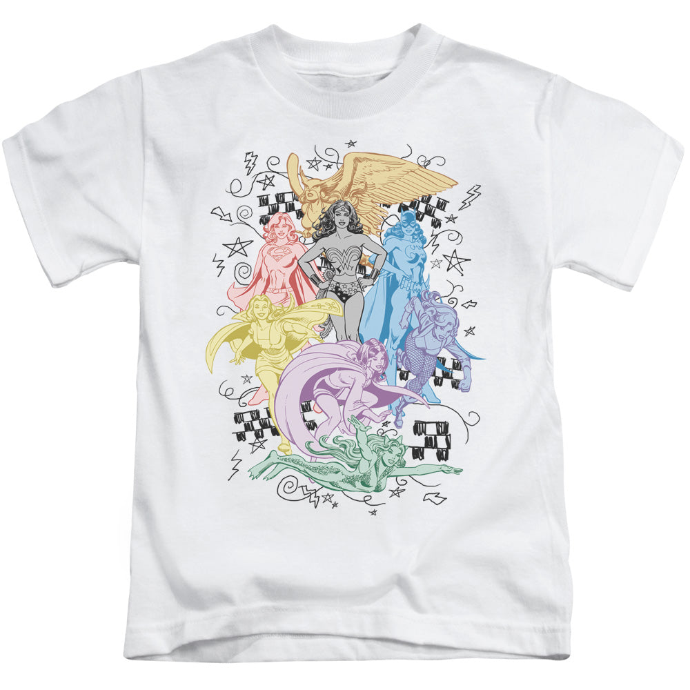 DC Comics Super Juvenile Kids Youth T Shirt White Officially Licensed