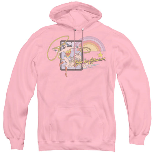 DC Comics Island Princess Mens Hoodie Pink Officially Licensed