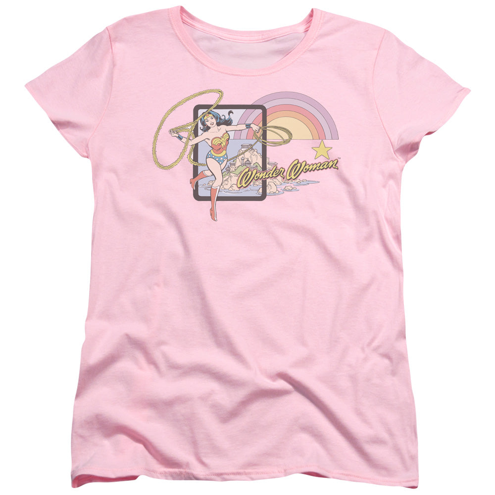 DC Comics Island Princess Womens T Shirt Pink Officially Licensed