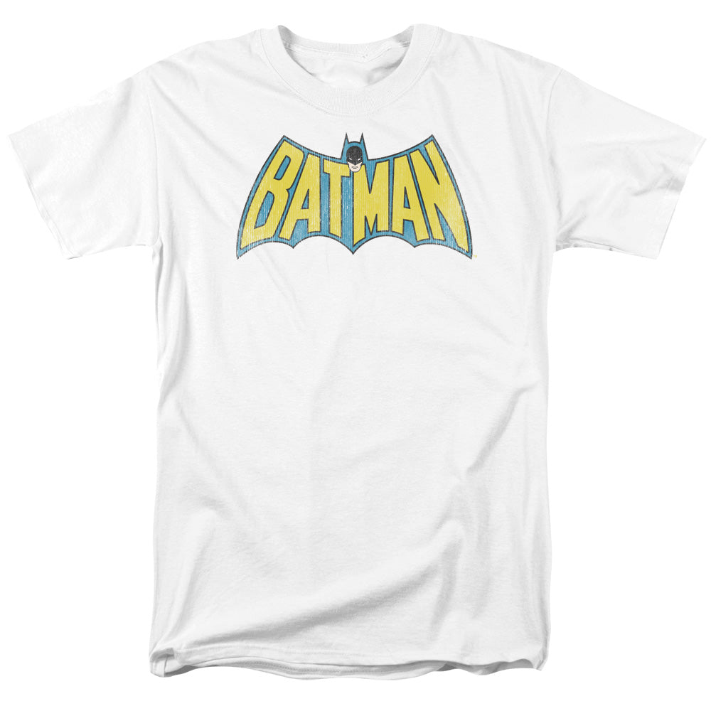 DC Comics Classic Batman Logo Mens T Shirt White Officially Licensed