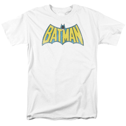DC Comics Classic Batman Logo Mens T Shirt White Officially Licensed