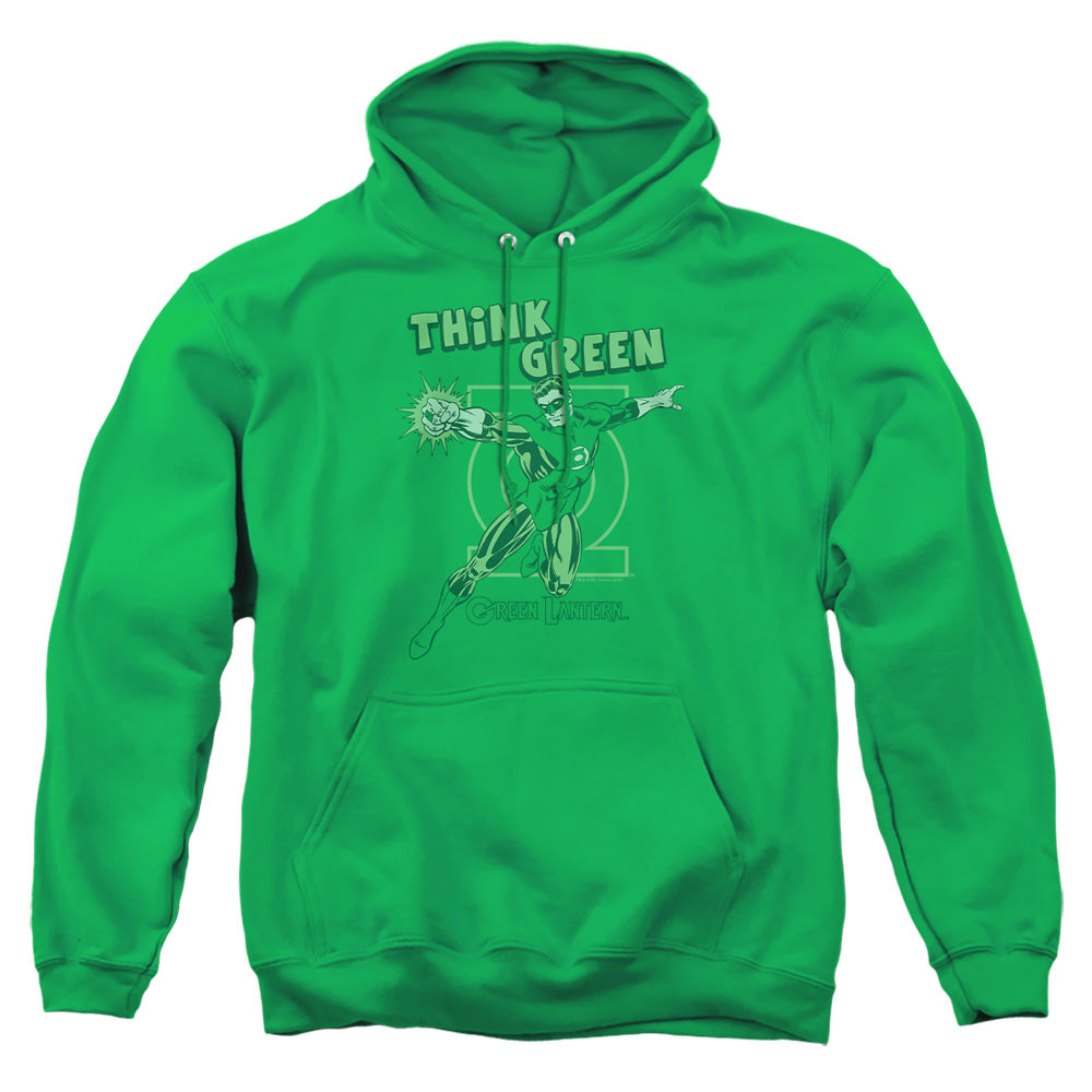 Dc Think Green Mens Hoodie Kelly Green Officially Licensed