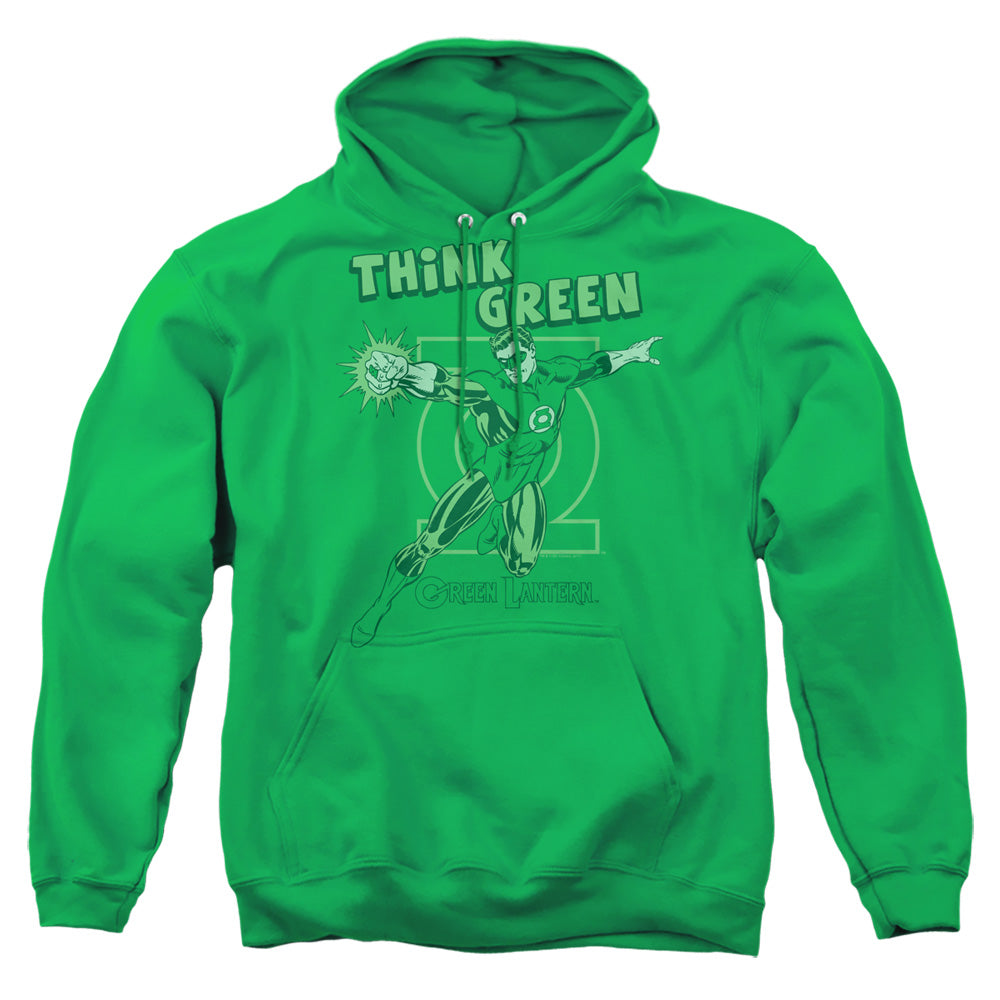 Dc Think Green Mens Hoodie Kelly Green Officially Licensed