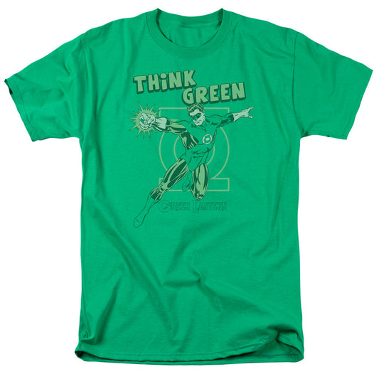 DC Comics Think Green Mens T Shirt Kelly Green Officially Licensed