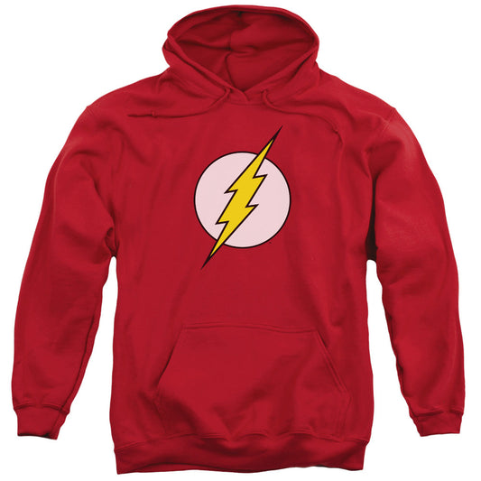 DC Comics Flash Flash Logo Mens Hoodie Red Officially Licensed