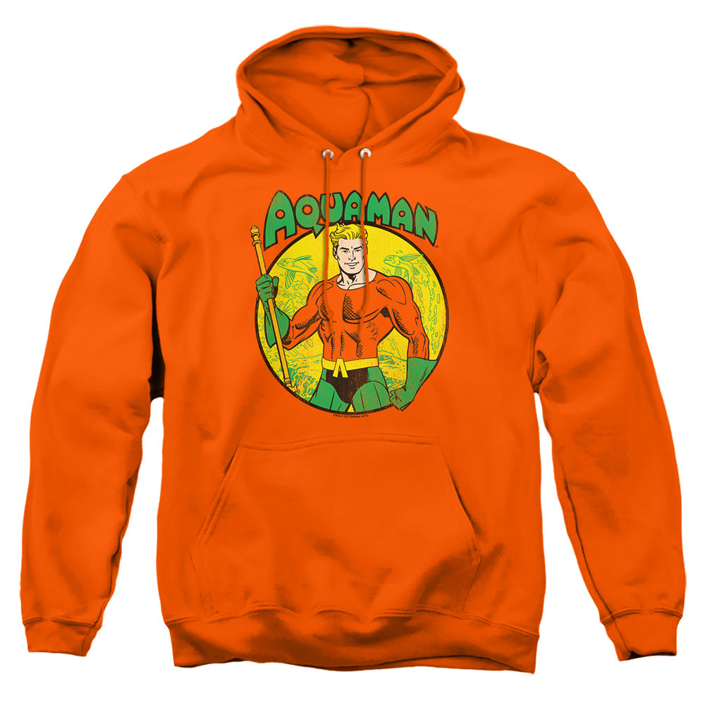 Dc Aquaman Mens Hoodie Orange Officially Licensed