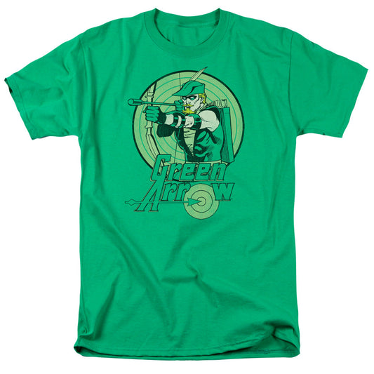 DC Comics Green Arrow Mens T Shirt Kelly Green Officially Licensed