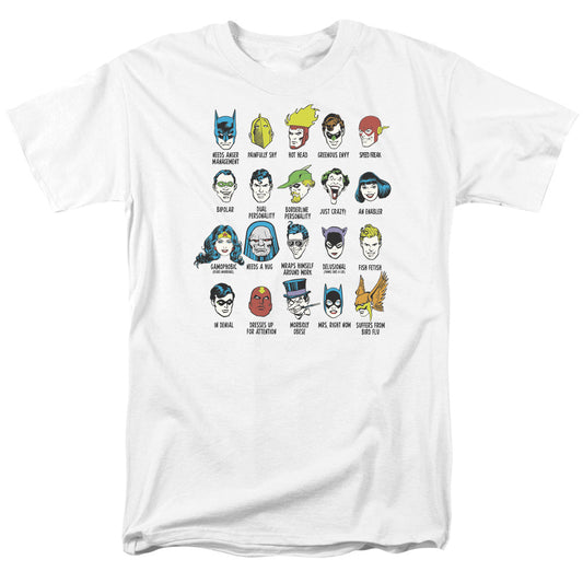 DC Comics Superhero Issues Mens T Shirt White Officially Licensed