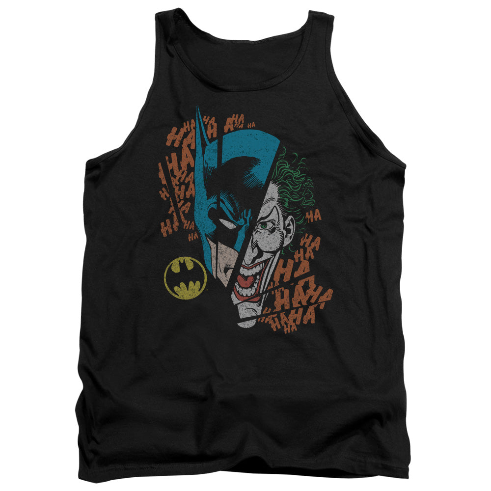 DC Comics Broken Visage Mens Tank Top Shirt Black Officially Licensed