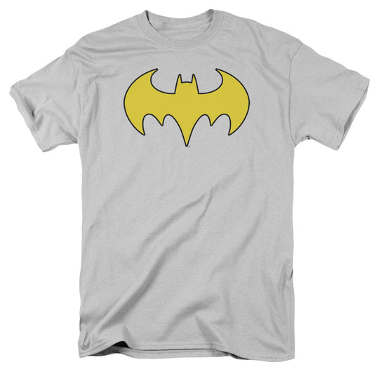 DC Comics Bat Girl Logo Mens T Shirt Silver Officially Licensed