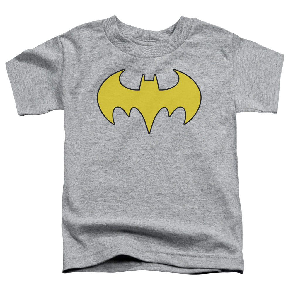 DC Comics Bat Girl Logo Toddler Kids Youth T Shirt Athletic Heather Officially Licensed