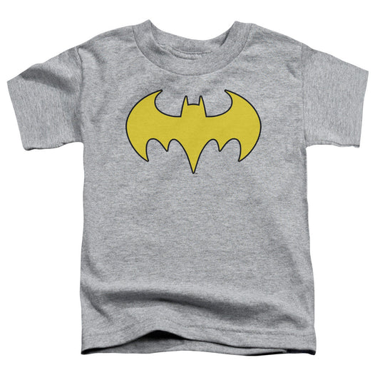 DC Comics Bat Girl Logo Toddler Kids Youth T Shirt Athletic Heather Officially Licensed