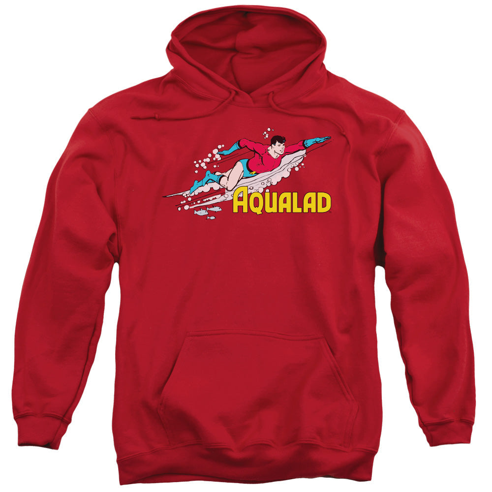 DC Comics Aqualad Mens Hoodie Red Officially Licensed