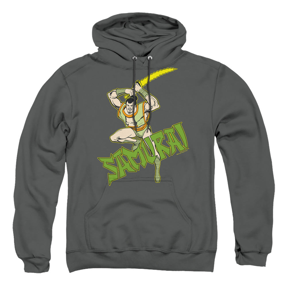 Dc Samurai Mens Hoodie Charcoal Officially Licensed