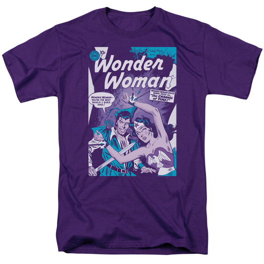 DC Comics Human Shield Mens T Shirt Purple Officially Licensed