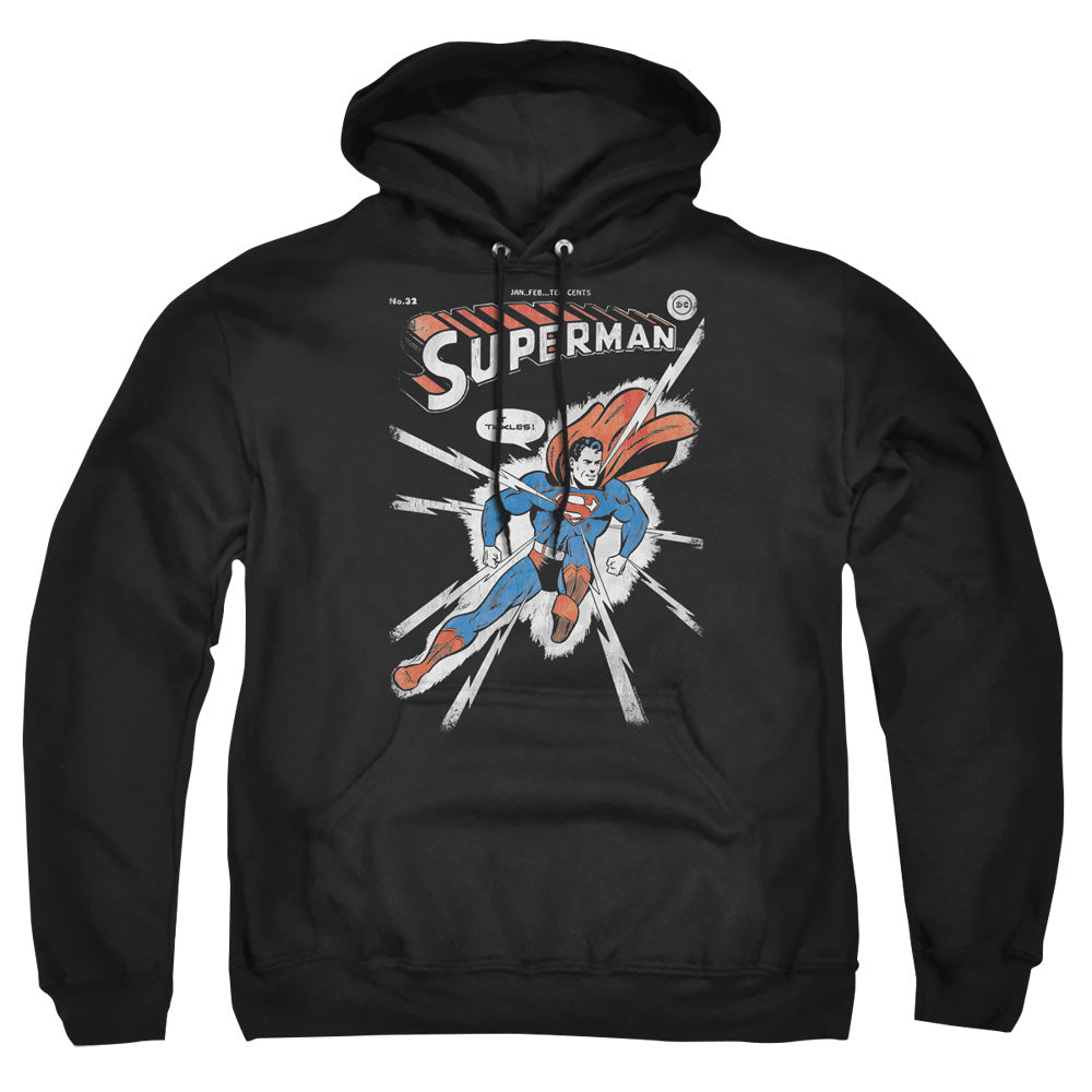 Dc Cover Me Mens Hoodie Black Officially Licensed