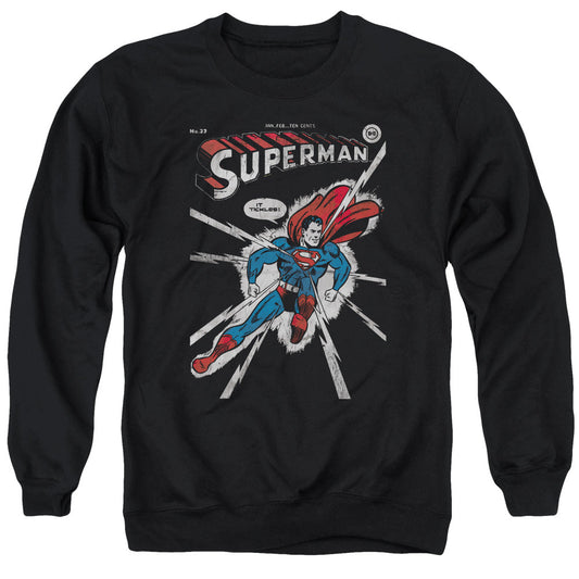 Dc Cover Me Mens Crewneck Sweatshirt Black