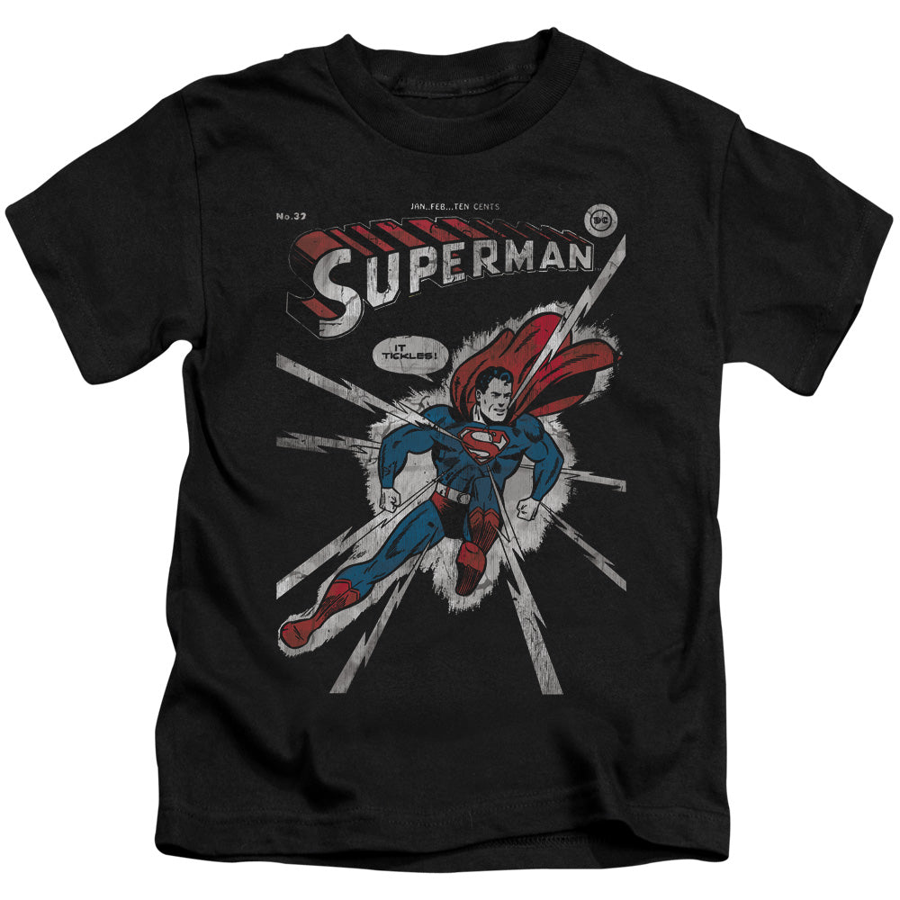 DC Comics Cover Me Juvenile Kids Youth T Shirt Black Officially Licensed