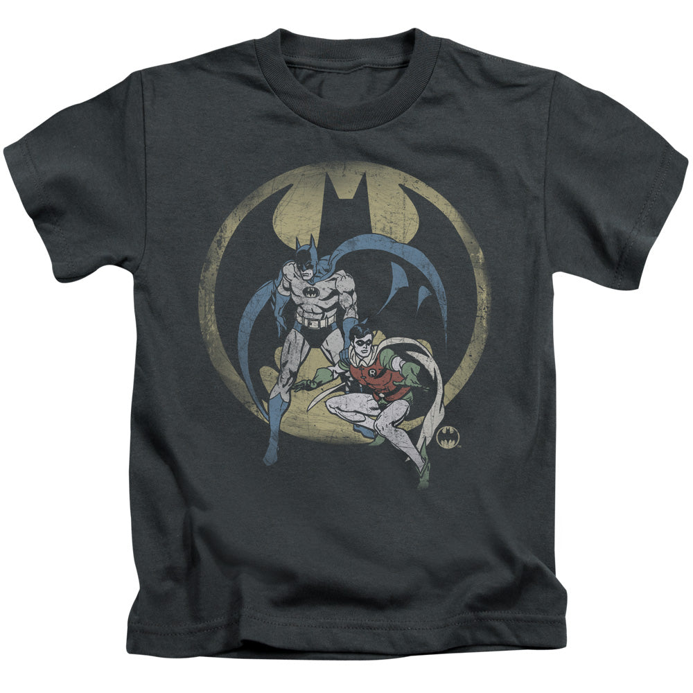 DC Comics Team Juvenile Kids Youth T Shirt Charcoal Officially Licensed