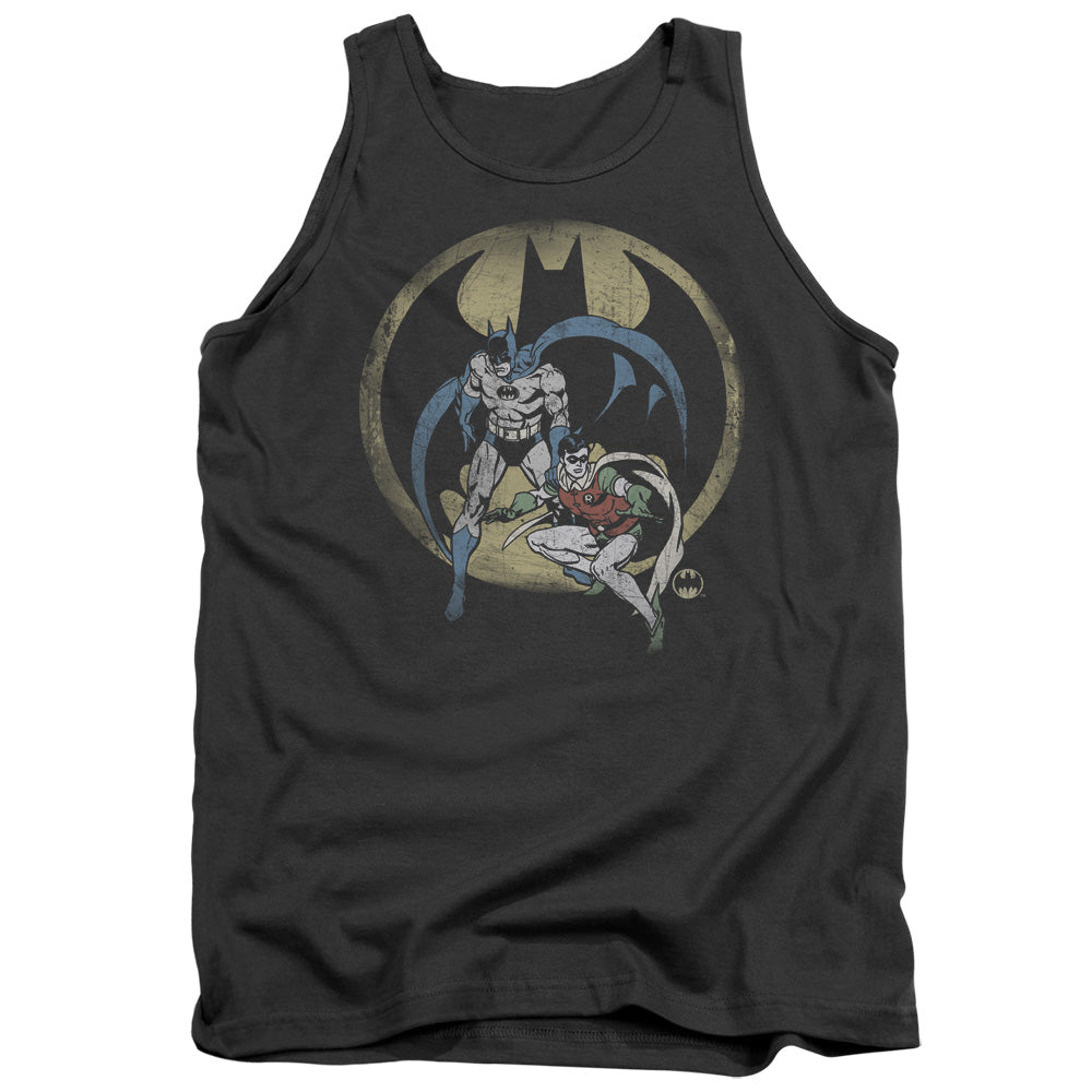 Dc Team Mens Tank Top Shirt Charcoal Officially Licensed