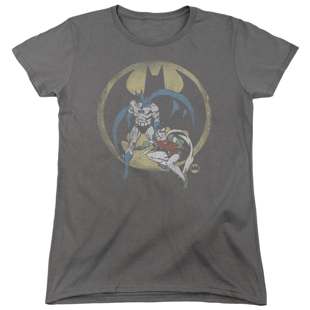 DC Comics Team Womens T Shirt Charcoal Officially Licensed