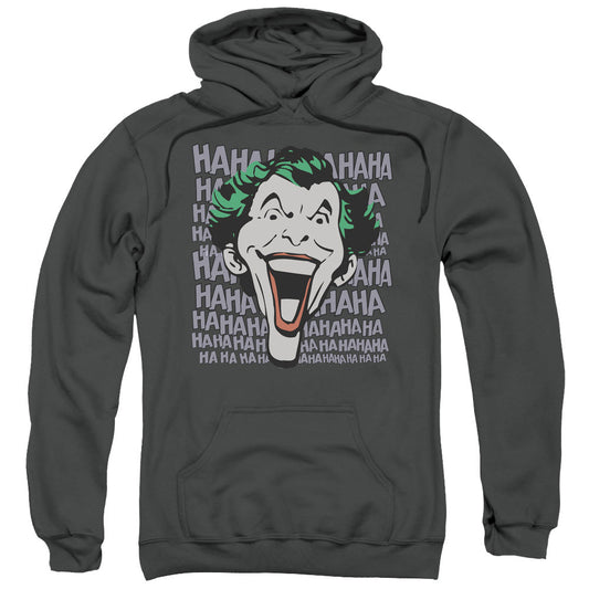 DC Comics Dastardly Merriment Mens Hoodie Charcoal Officially Licensed