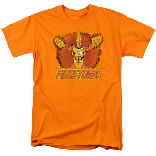 DC Comics Ring of Firestorm Mens T Shirt Orange Officially Licensed