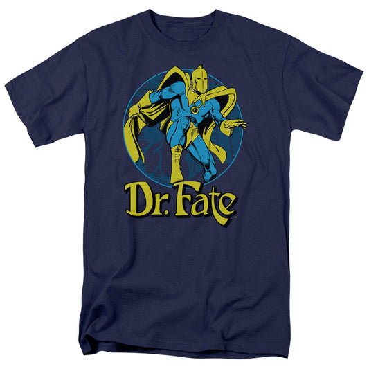 DC Comics Dr Fate Ankh Mens T Shirt Navy Blue Officially Licensed