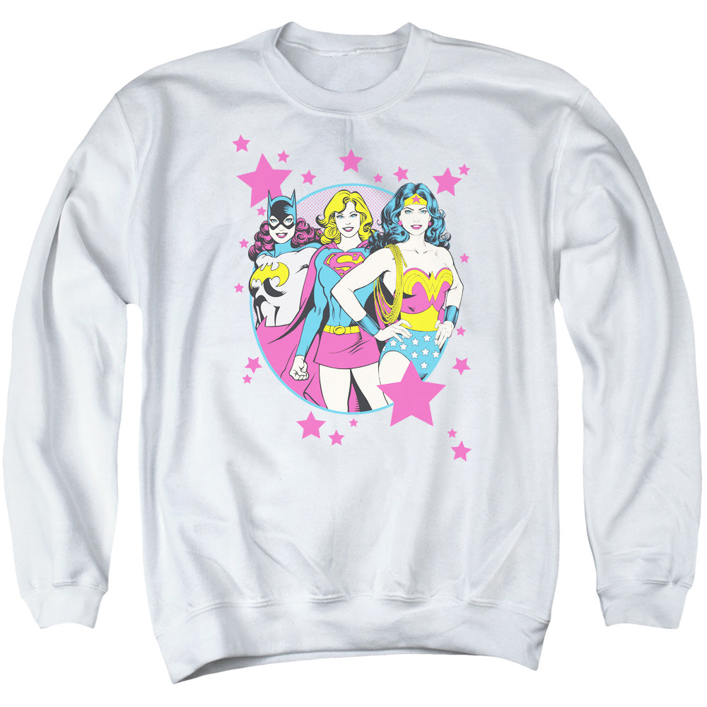 Dc We Are Superior Mens Crewneck Sweatshirt White