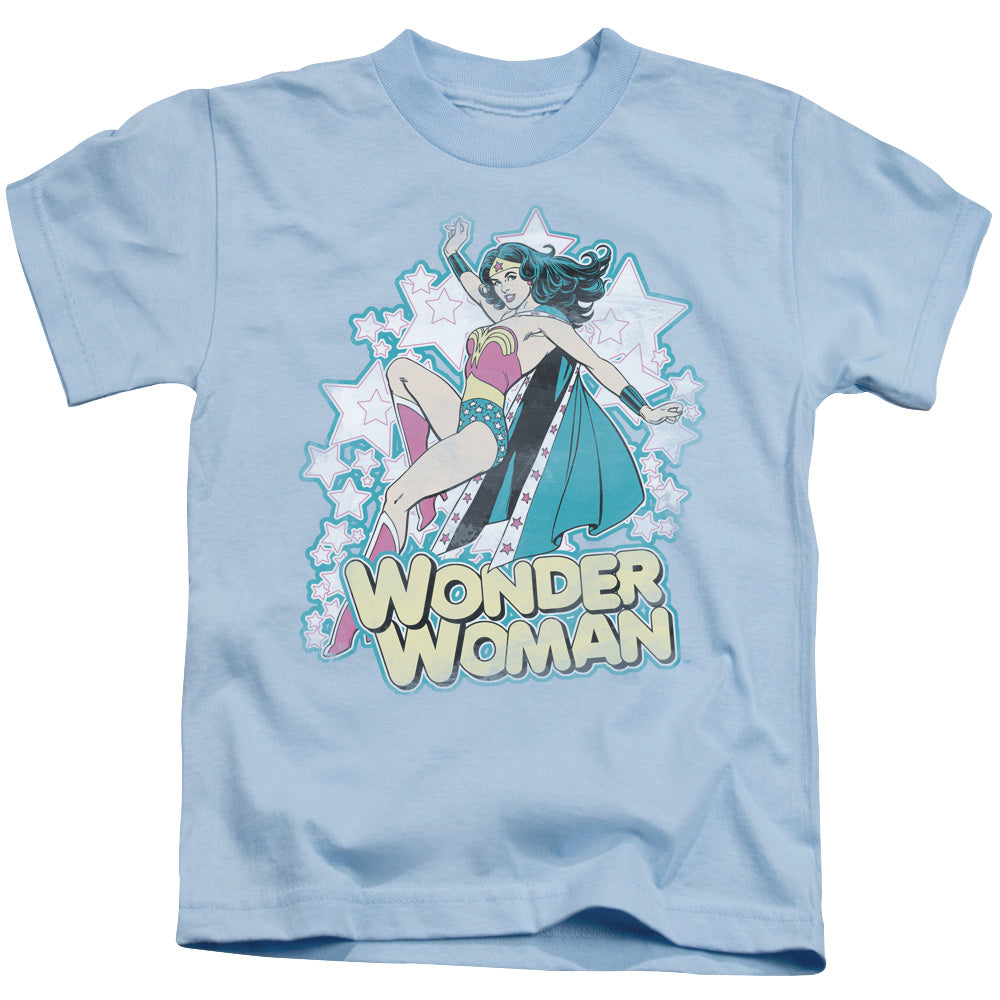 DC Comics Im Wonder Woman Juvenile Kids Youth T Shirt Light Blue Officially Licensed
