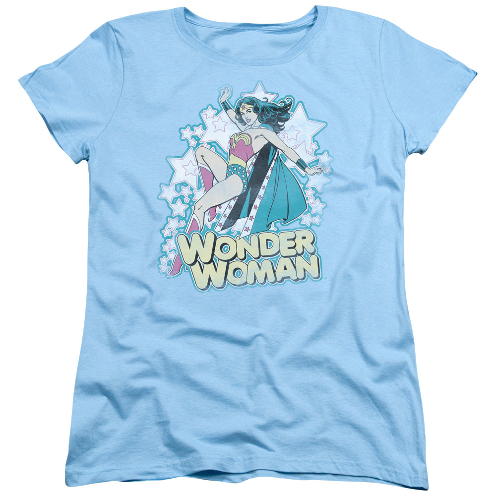 DC Comics Im Wonder Woman Womens T Shirt Light Blue Officially Licensed