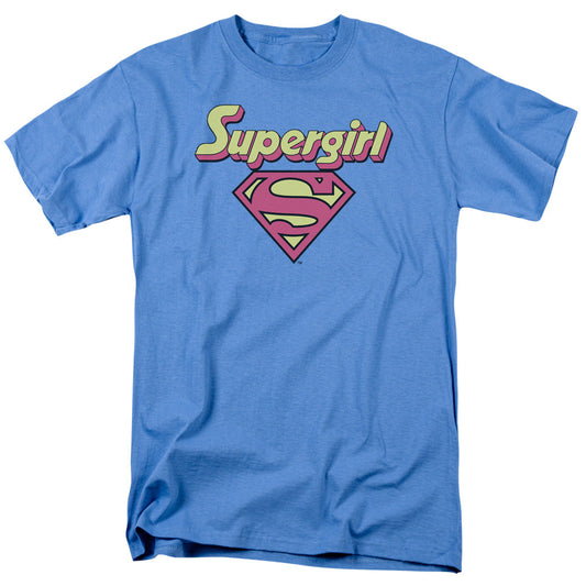 DC Comics Im a Supergirl Mens T Shirt Carolina Blue Officially Licensed