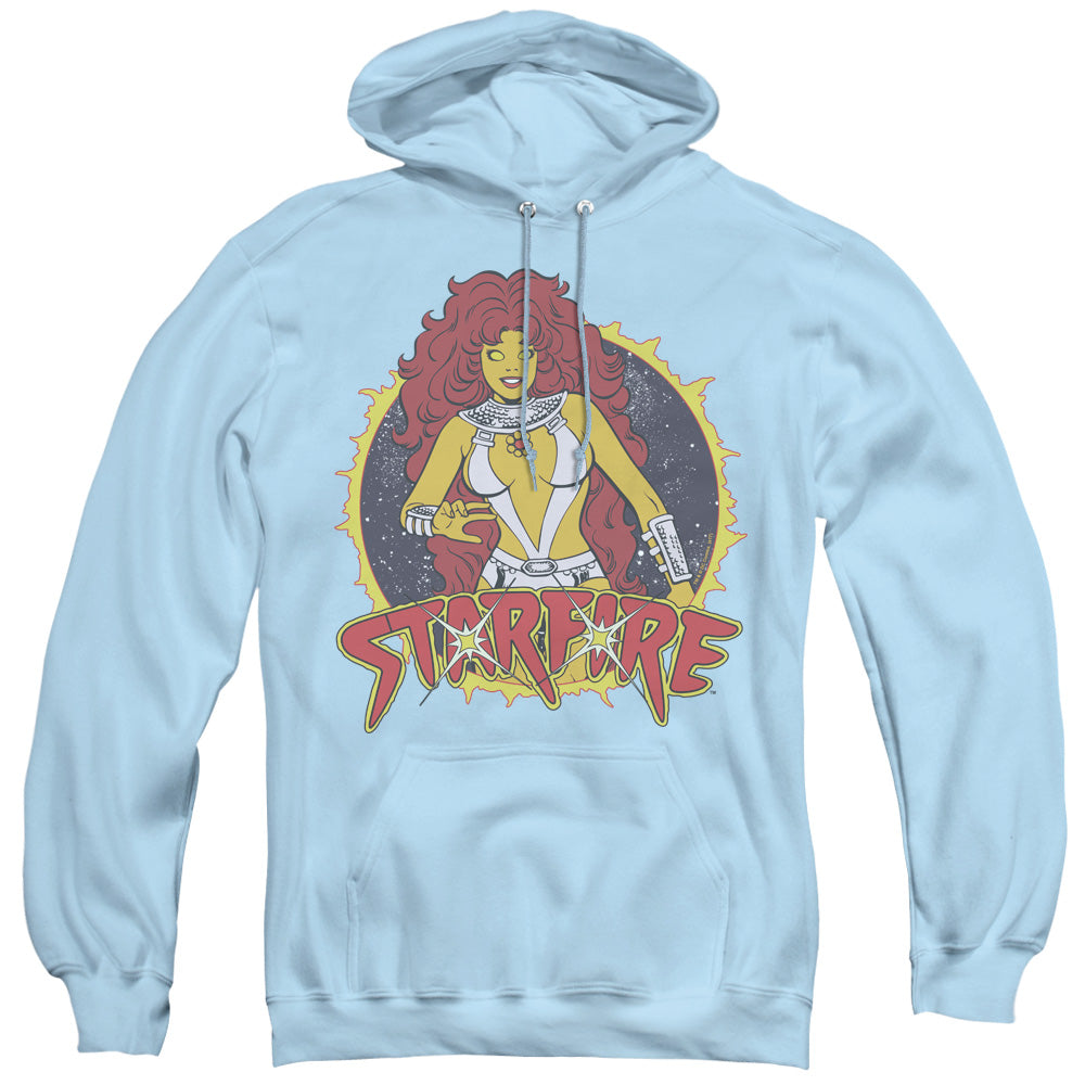 DC Comics Starfire Mens Hoodie Light Blue Officially Licensed