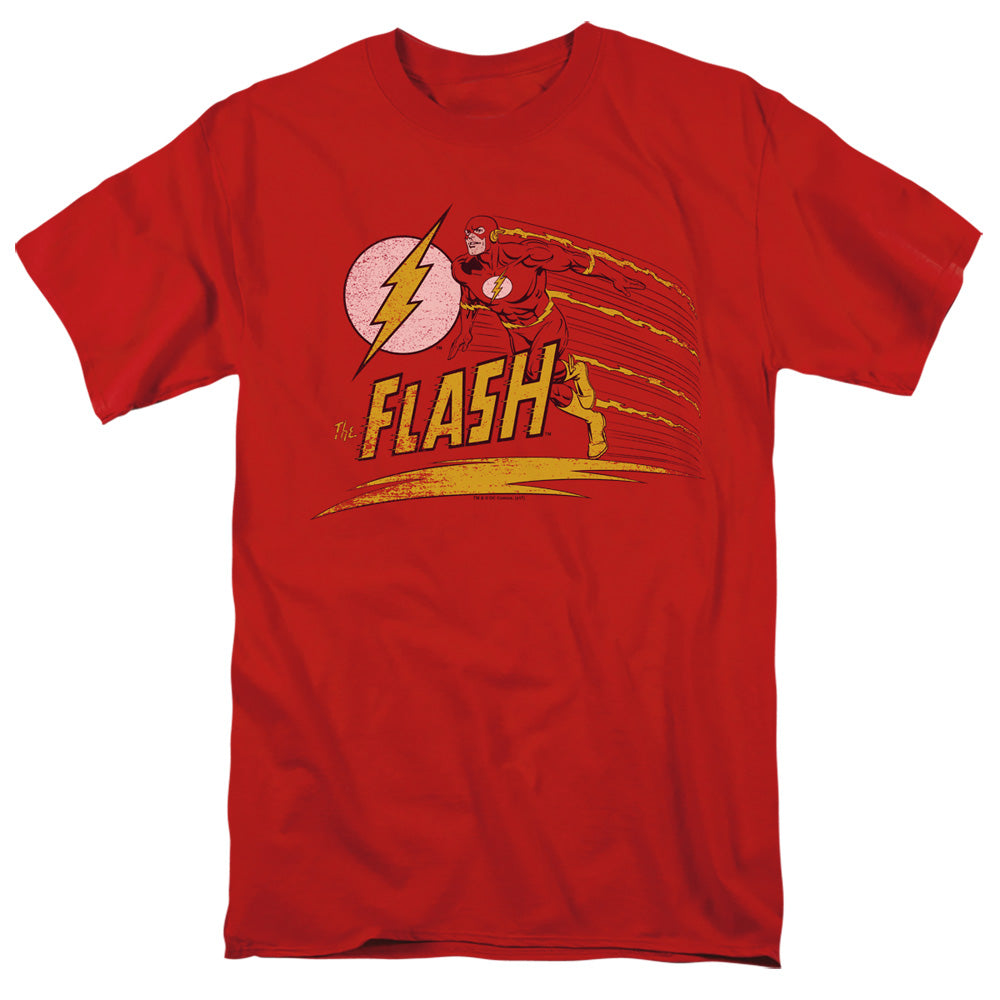 Dc Flash Like Lightning Mens T Shirt Red Officially Licensed