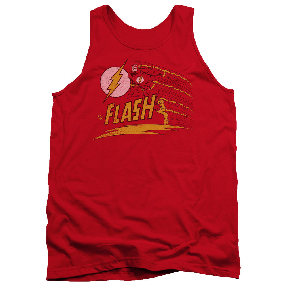 DC Comics Flash Like Lightning Mens Tank Top Shirt Red Officially Licensed