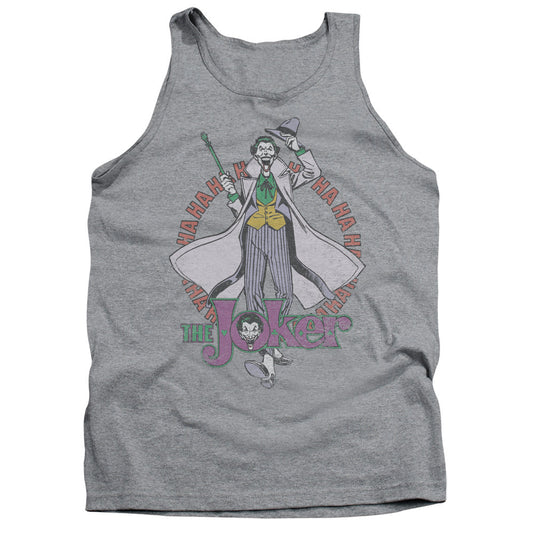DC Comics Maniacal Mens Tank Top Shirt Athletic Heather Officially Licensed