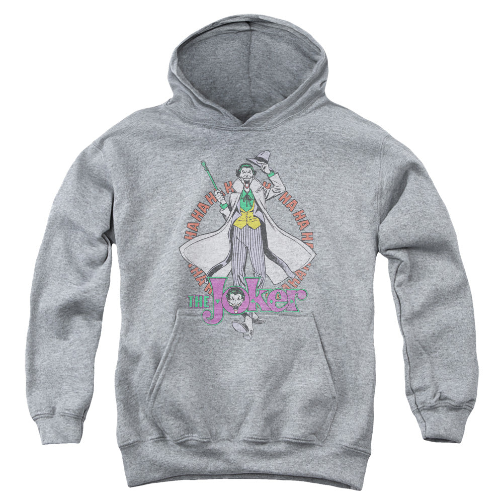 DC Comics Maniacal Kids Youth Hoodie Heather Officially Licensed