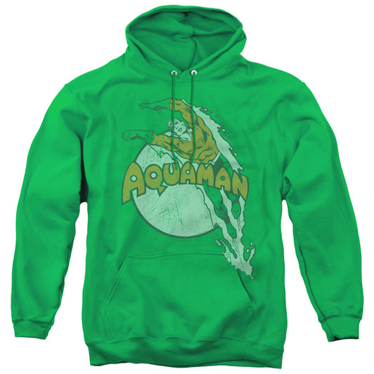 DC Comics Splash Mens Hoodie Kelly Green Officially Licensed