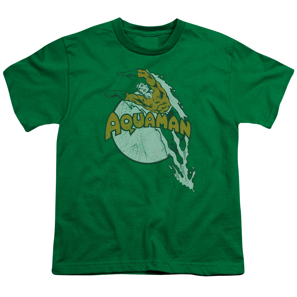 DC Comics Splash Kids Youth T Shirt Kelly Green Officially Licensed