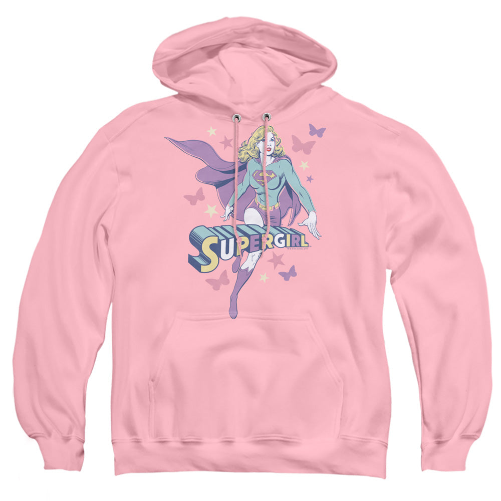 Dc Supergirl Pastels Mens Hoodie Pink Officially Licensed