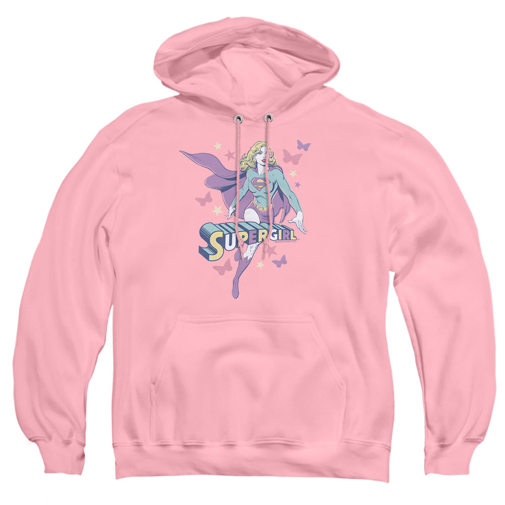 Dc Supergirl Pastels Mens Hoodie Pink Officially Licensed