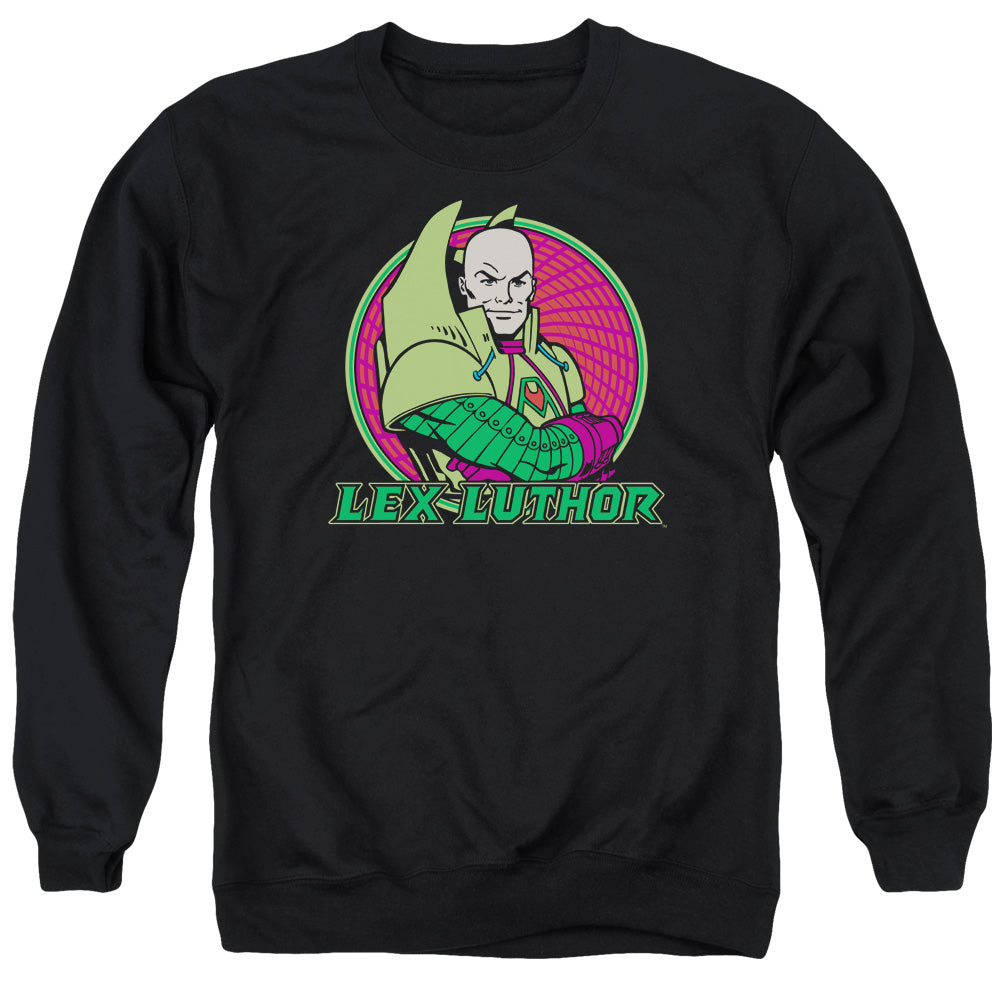 Dc Lex Luthor Mens Crewneck Sweatshirt Black